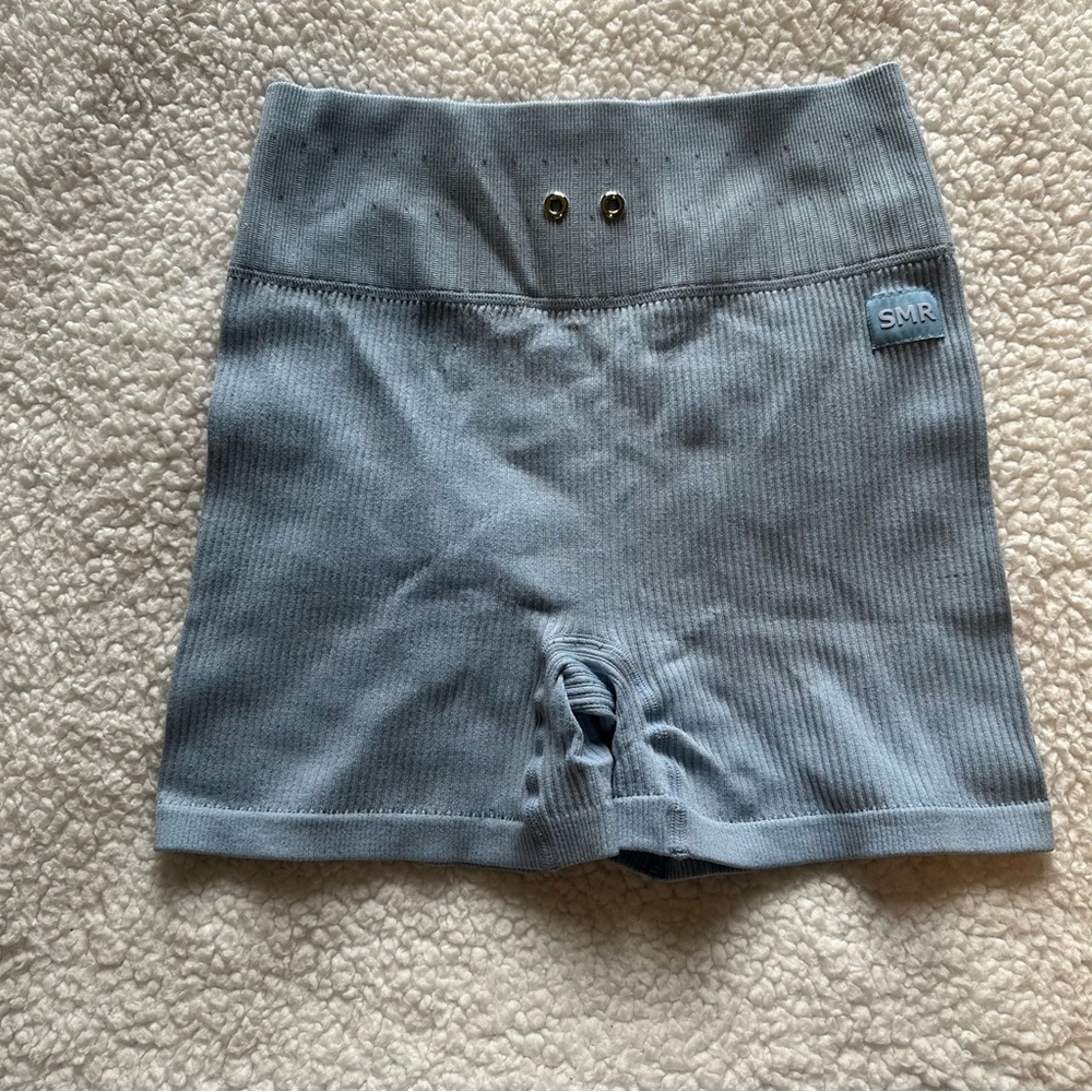 SMR Light Blue Women's Bike Shorts